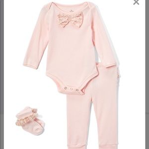 Baby starters Pink and gold outfit